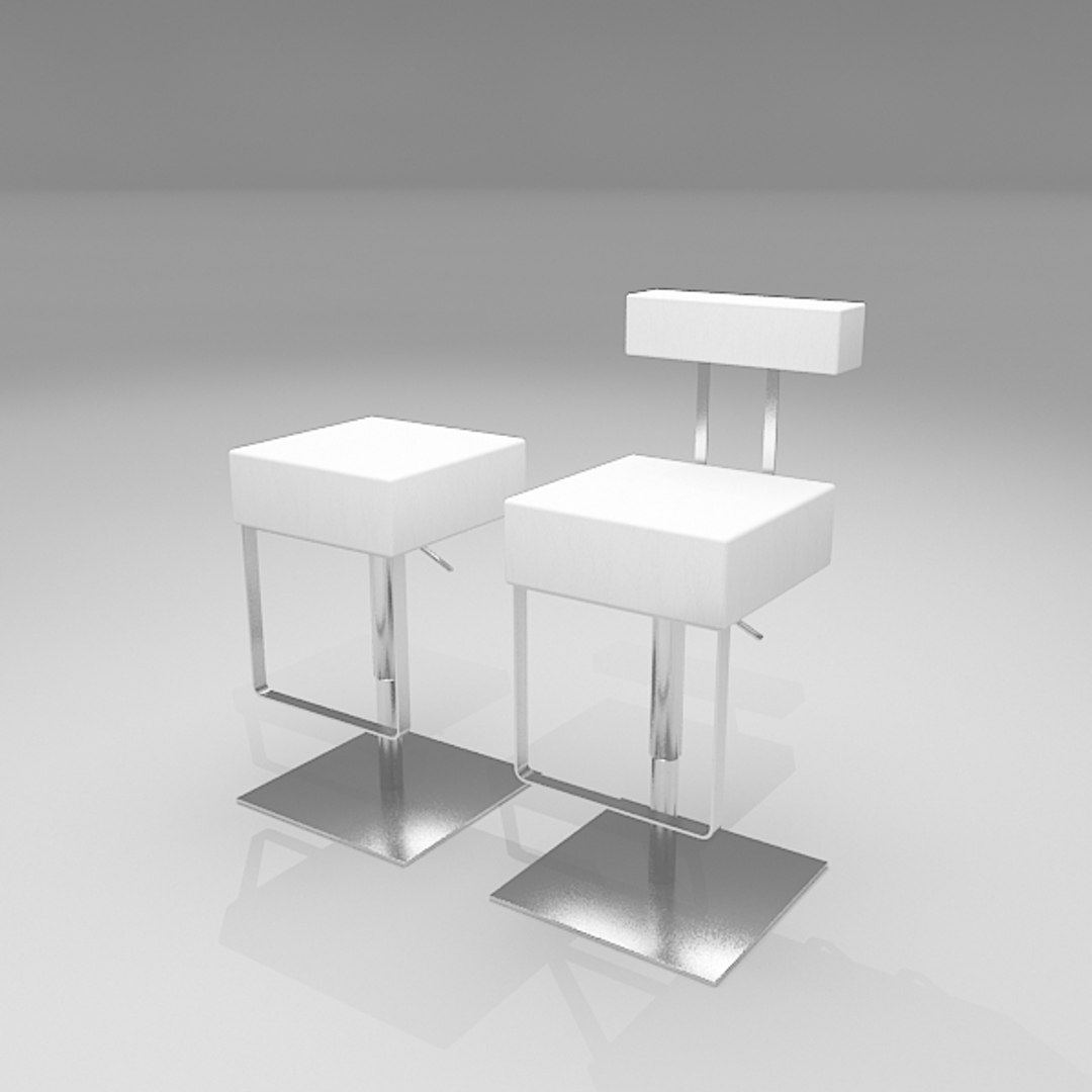Sam Bar Stool 3d Model