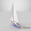 Sailing Yacht Low-poly PBR