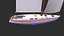 Sailing Yacht Low-poly PBR