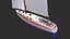 Sailing Yacht Low-poly PBR