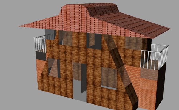 3D frame house