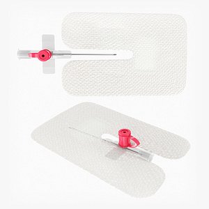 3D Wing Cannula with Sticky plaster
