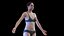 Female Anatomy Body Skeleton and Ligaments Systems