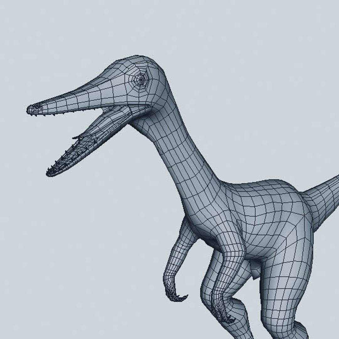 compsognathus 3d max