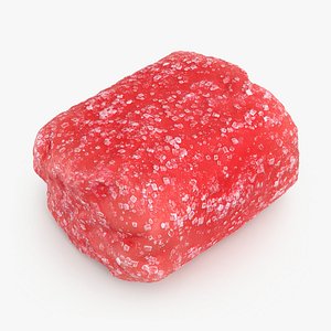 3D Red Sugar Jelly Candy