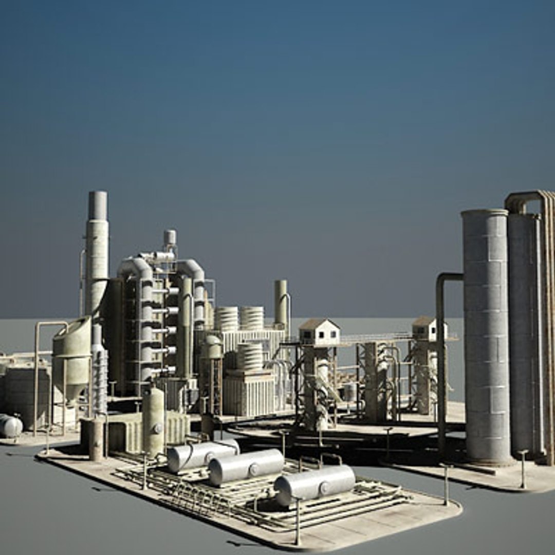 3d Model Industrial Structure