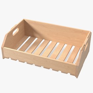 Beech Wood Fruit Rack 3D