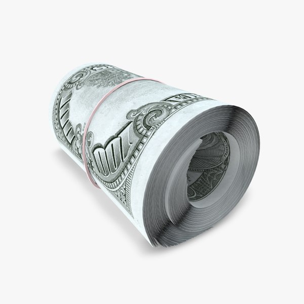 dollar bills roll c4d