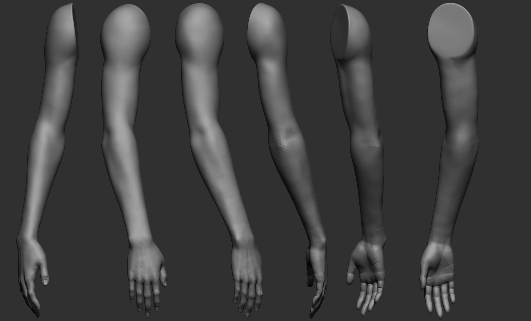 16 Female Arm Poses 3D Model - TurboSquid 1925496