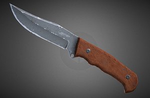knife classic 3D model