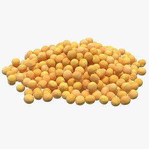 3D pile soybeans soy bean model