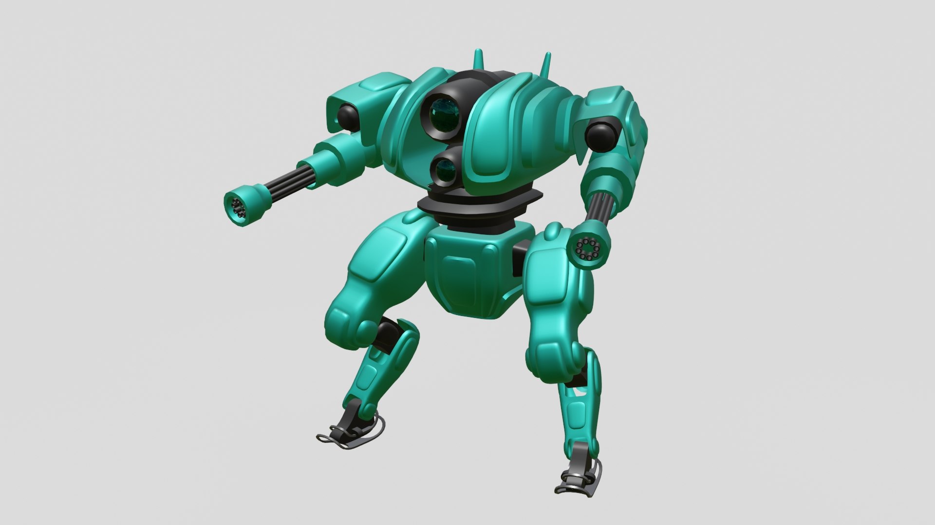 3D model Mech common blue torch TurboSquid 2044081