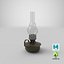 3D Kerosene Lamp PBR