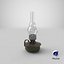 3D Kerosene Lamp PBR