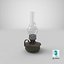 3D Kerosene Lamp PBR