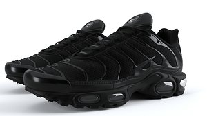 Air Max Plus Black PBR 3D model