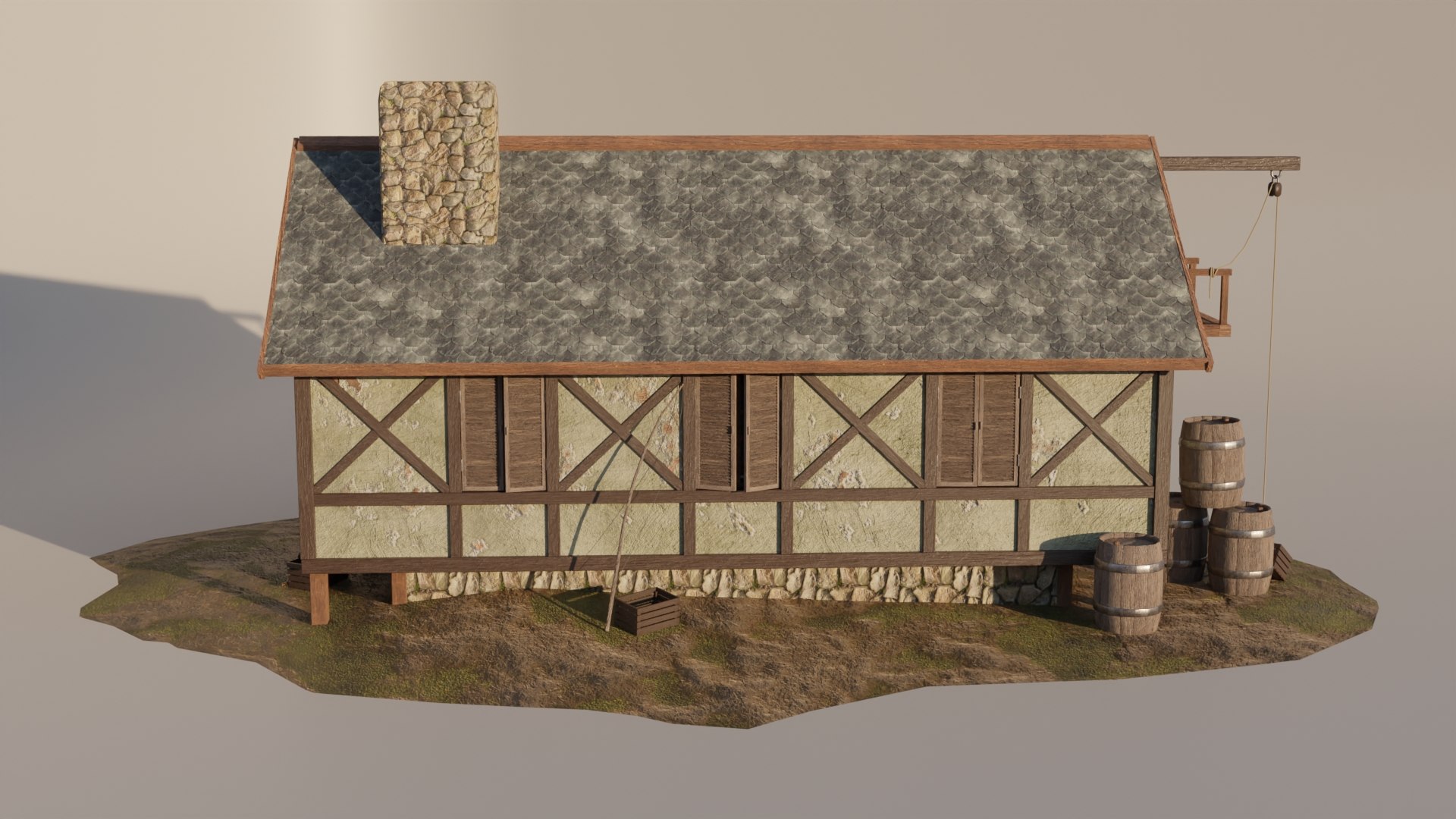 Medieval Tavern 3D - TurboSquid 1751630