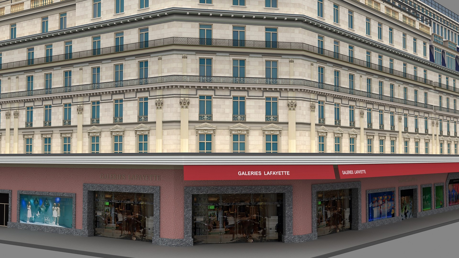3D Galeries Lafayette Haussmann Paris France https://p.turbosquid.com/ts-thumb/OX/Acmer2/CW/galerieslafayettehaussmannbuilding_010009/jpg/1703780595/1920x1080/fit_q87/e9a209a6f6e57aa999b8ae80509e92d1bfe594ca/galerieslafayettehaussmannbuilding_010009.jpg