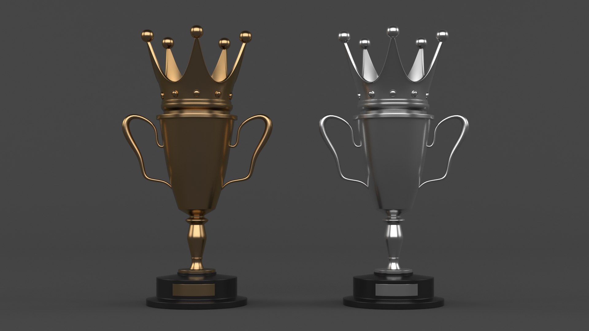 3D Model Trophy Cups - TurboSquid 2241426