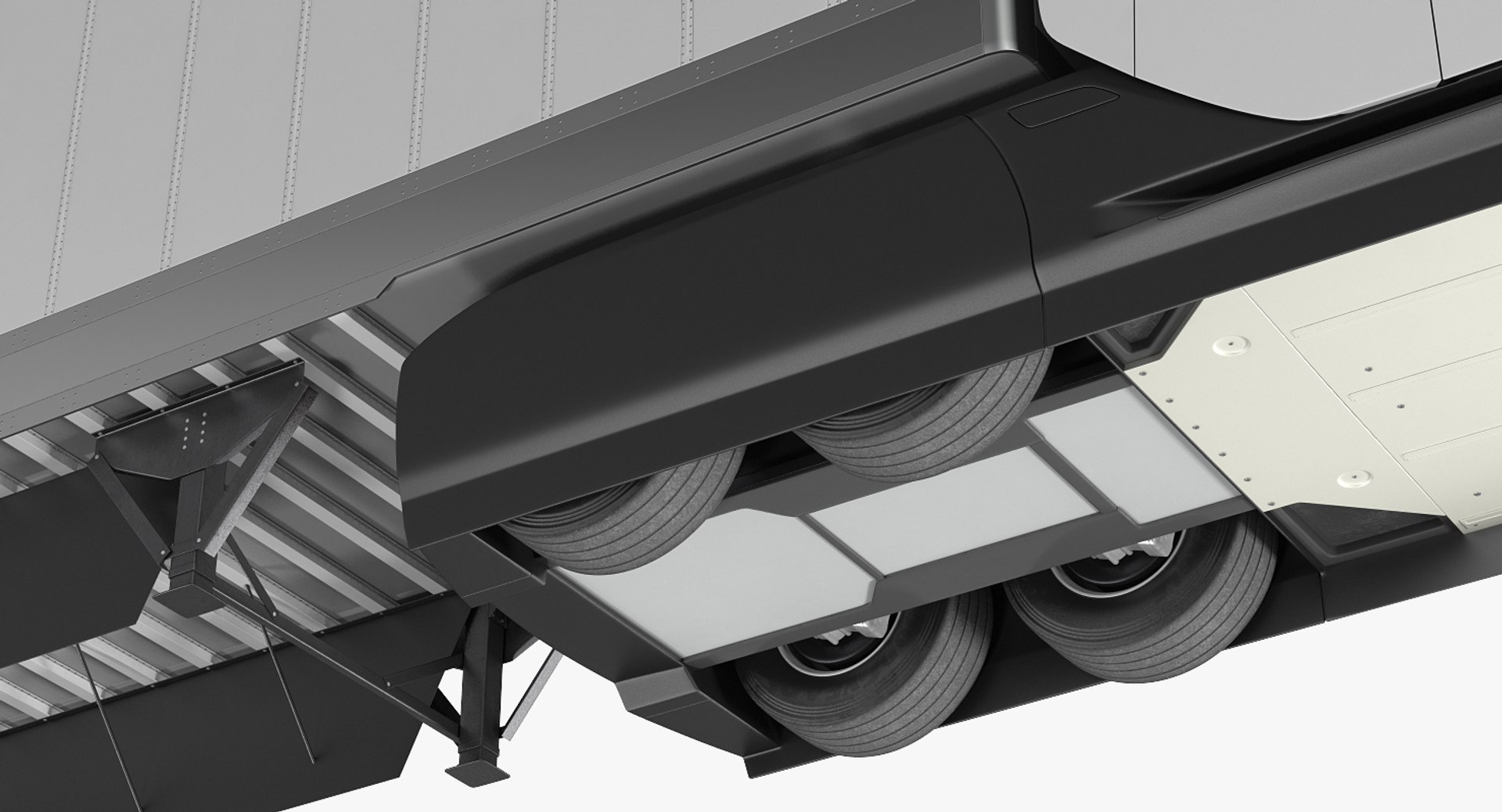 Tesla Semi Trucks Trailers 3d Model Turbosquid 1284662