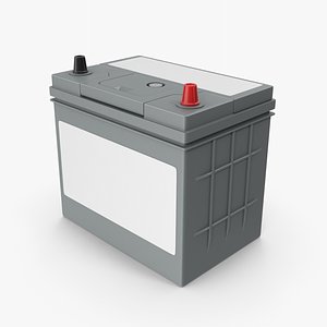 Auto battery 3D model