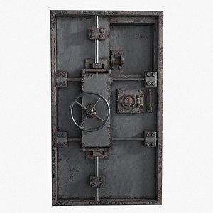 Rusted Door 3 3D model