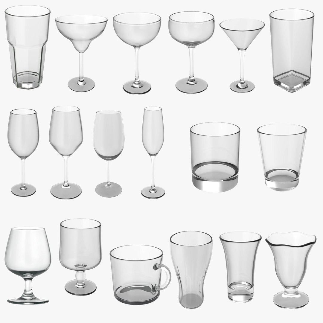 3D model Glassware Collection https://p.turbosquid.com/ts-thumb/OX/QUormZ/R3/24718/jpg/1715459262/1920x1080/fit_q87/4f40794eccb4c3814d6e6d2561ee239273fd0801/24718.jpg