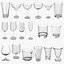 3D model Glassware Collection