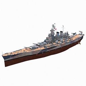 US navy north carolina battleship camo