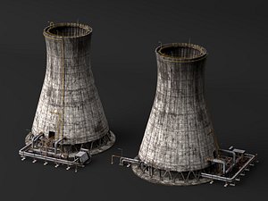 Industrial Cooling Tower Nuclear Power Plant Cooling System PBR