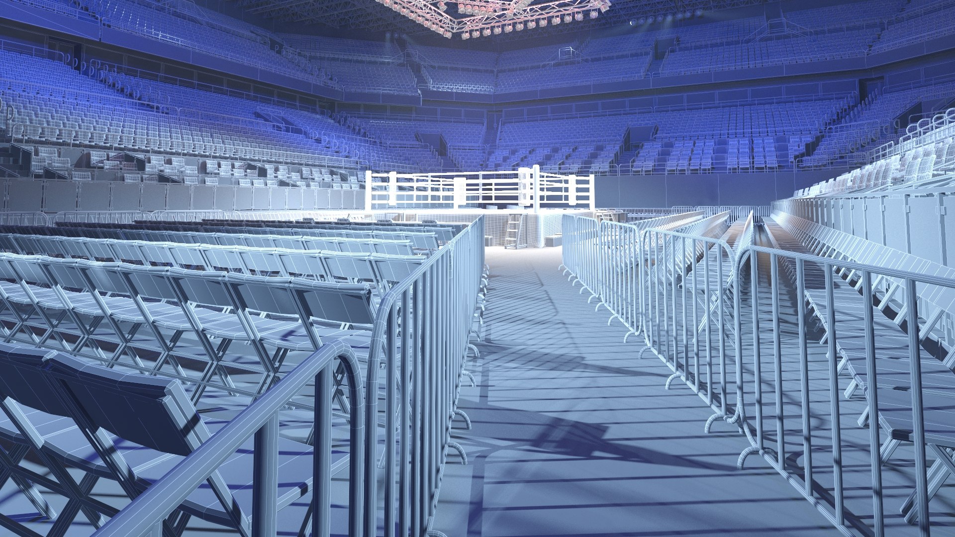 3D Boxing Arena Model - TurboSquid 2016874