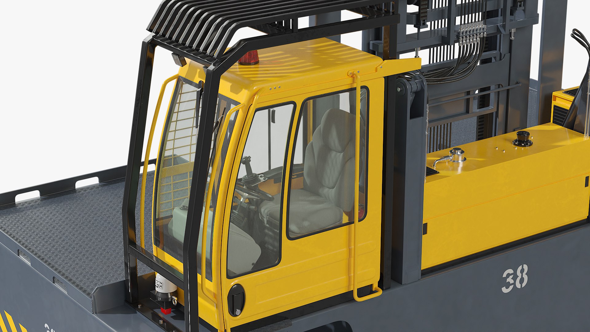 3D Heavy Sideloader Truck GS 150 Model - TurboSquid 2411194