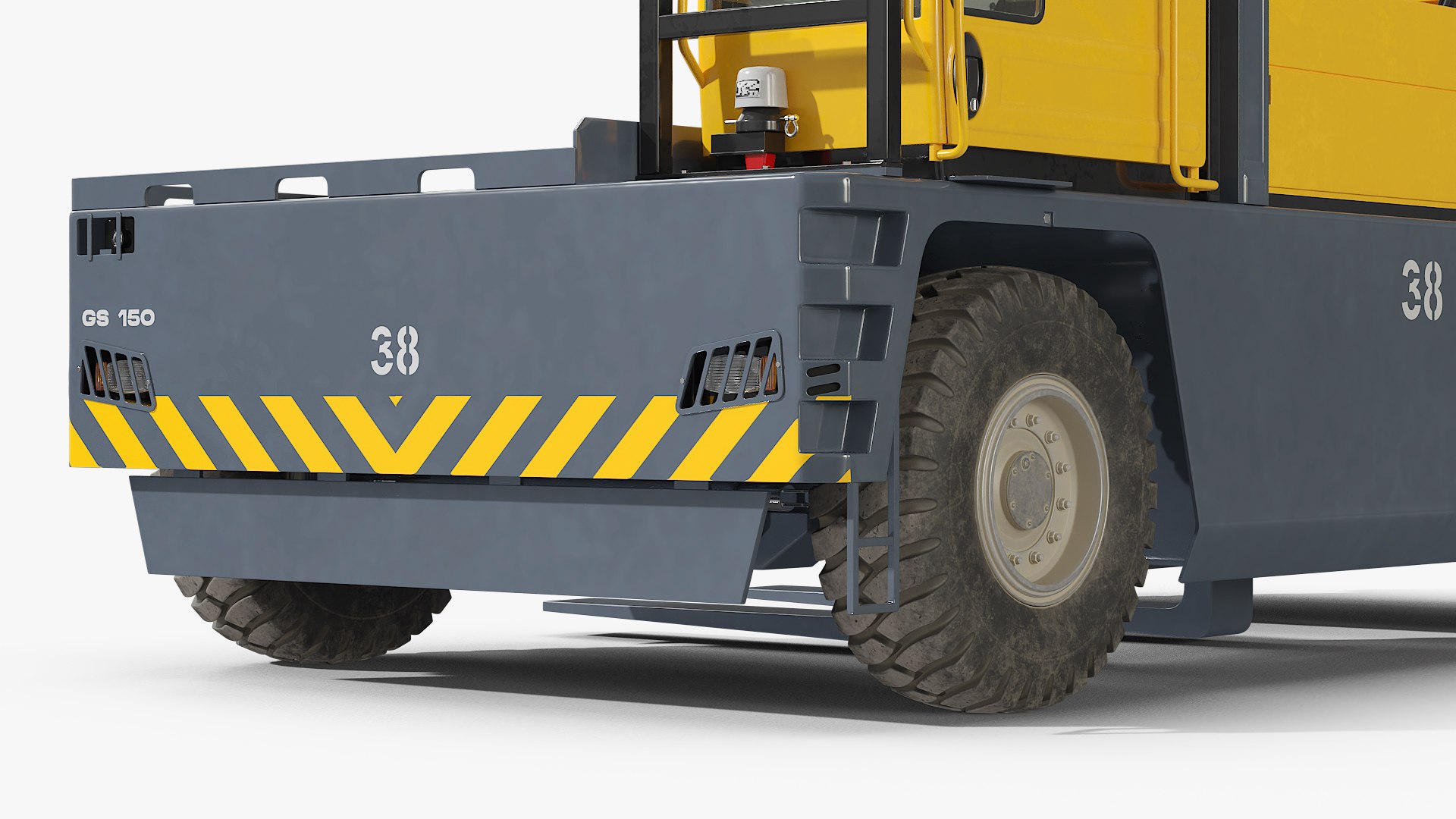 3D Heavy Sideloader Truck GS 150 Model - TurboSquid 2411194