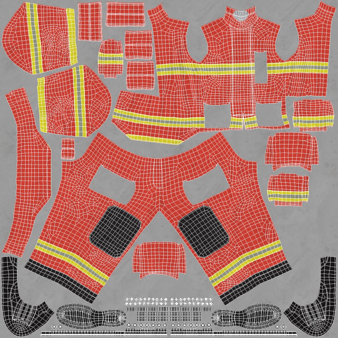 Firefighter Fully Equipped Rigged Man 3D Model - TurboSquid 1683435