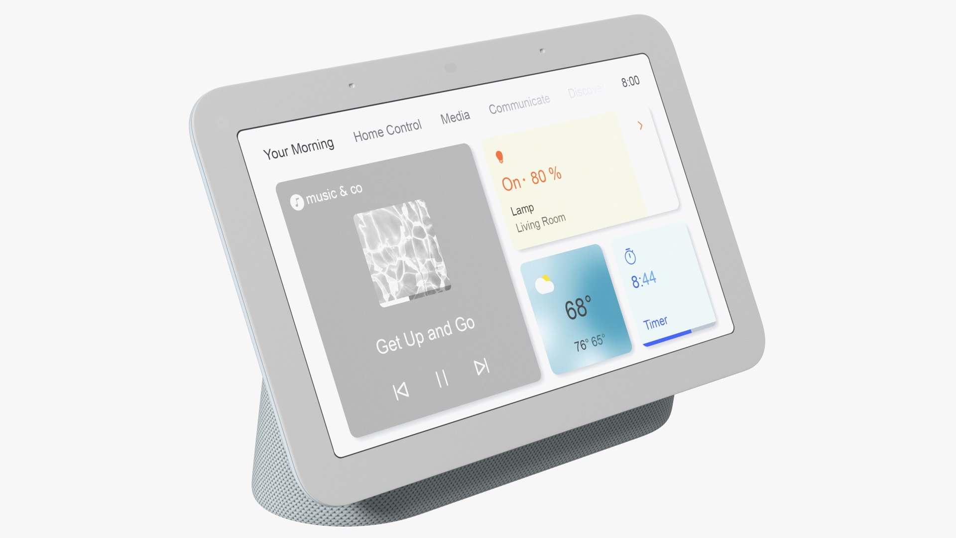 Nest Hub Smart Display 2Gen Mist 3D model preview