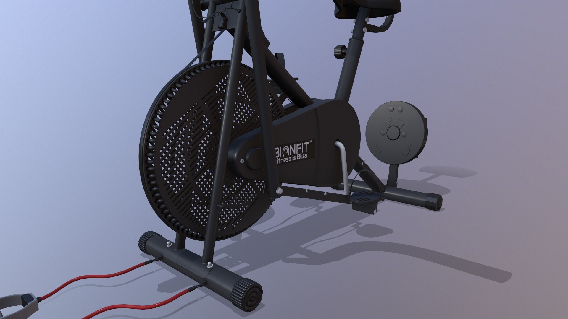 3D Air Bike Exercise Cycle Model - TurboSquid 2255833