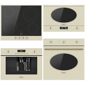 SMEG kitchen appliances 3D model