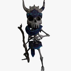 Stylized Fantasy Skeleton Mage