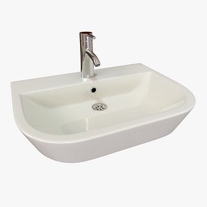 Wash basin and bathroom tap