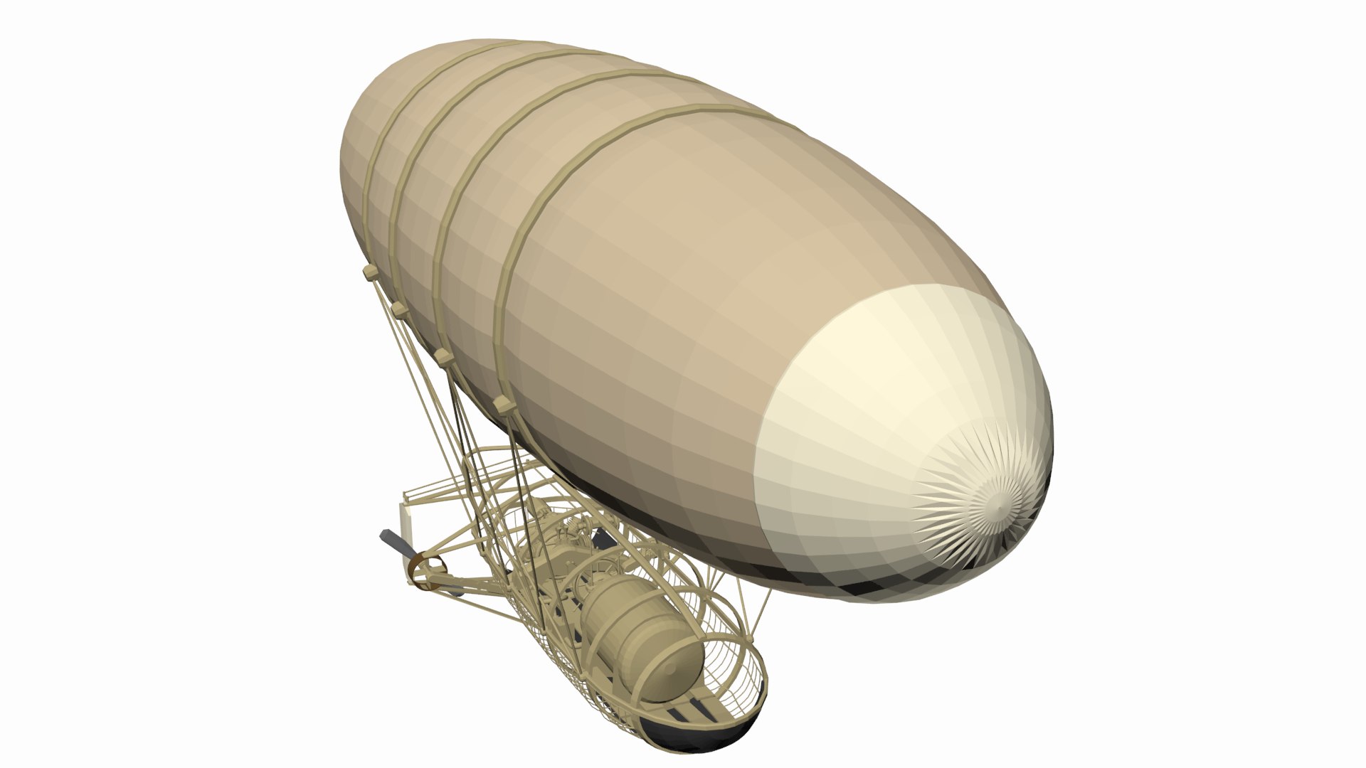 Airship 3D Model - TurboSquid 1673499