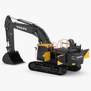 Volvo EC530EL Excavator 3D