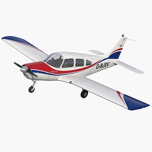 Piper PA28-161 Cherokee 3D Model