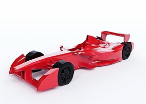 Bolide F1 Low Poly