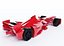 Болид F1 Низкополигональная