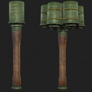 German Nazi M24 Anti-Tank 3D model