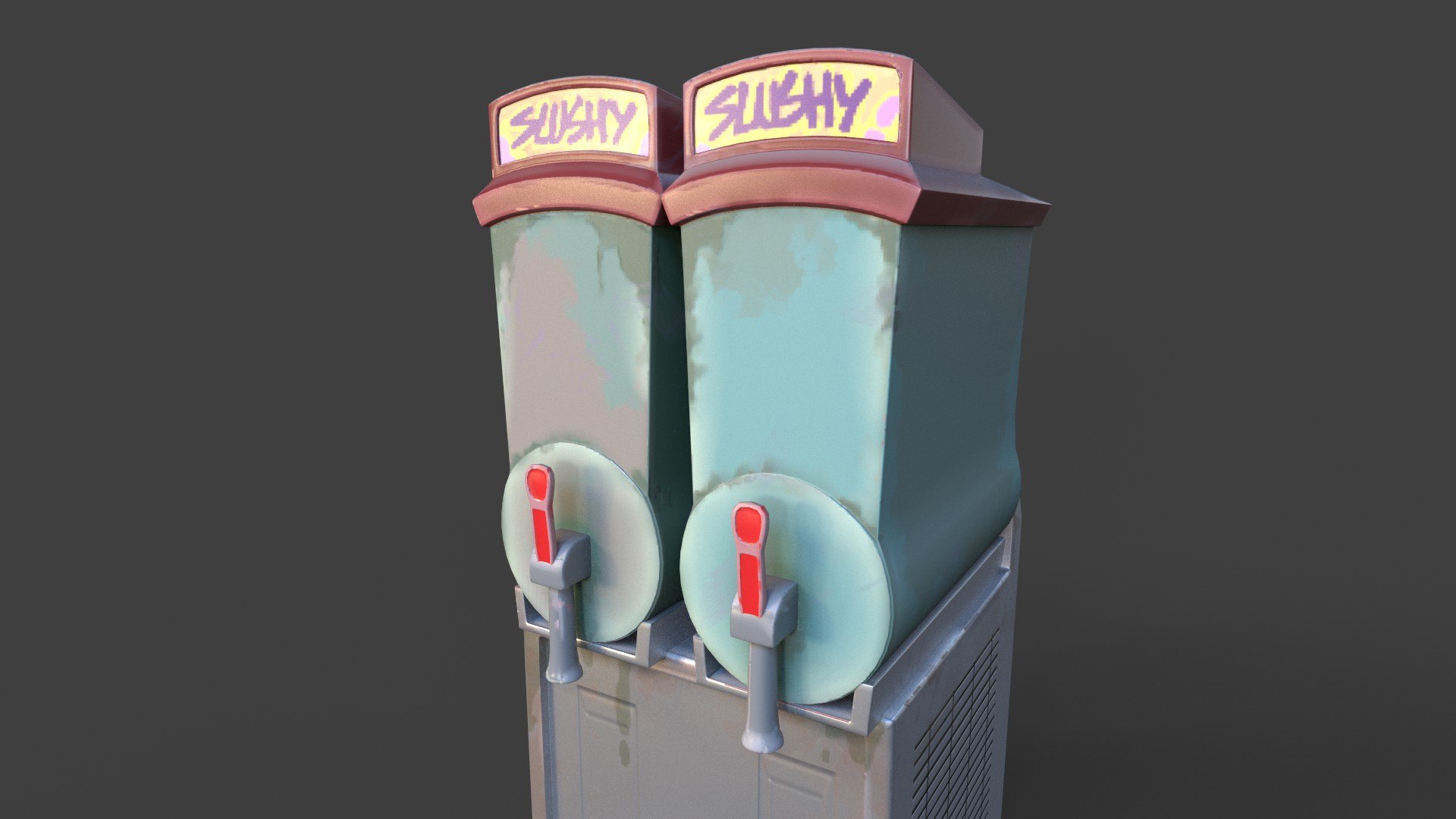 3D Model Stylized Slushy Machine - TurboSquid 2380239