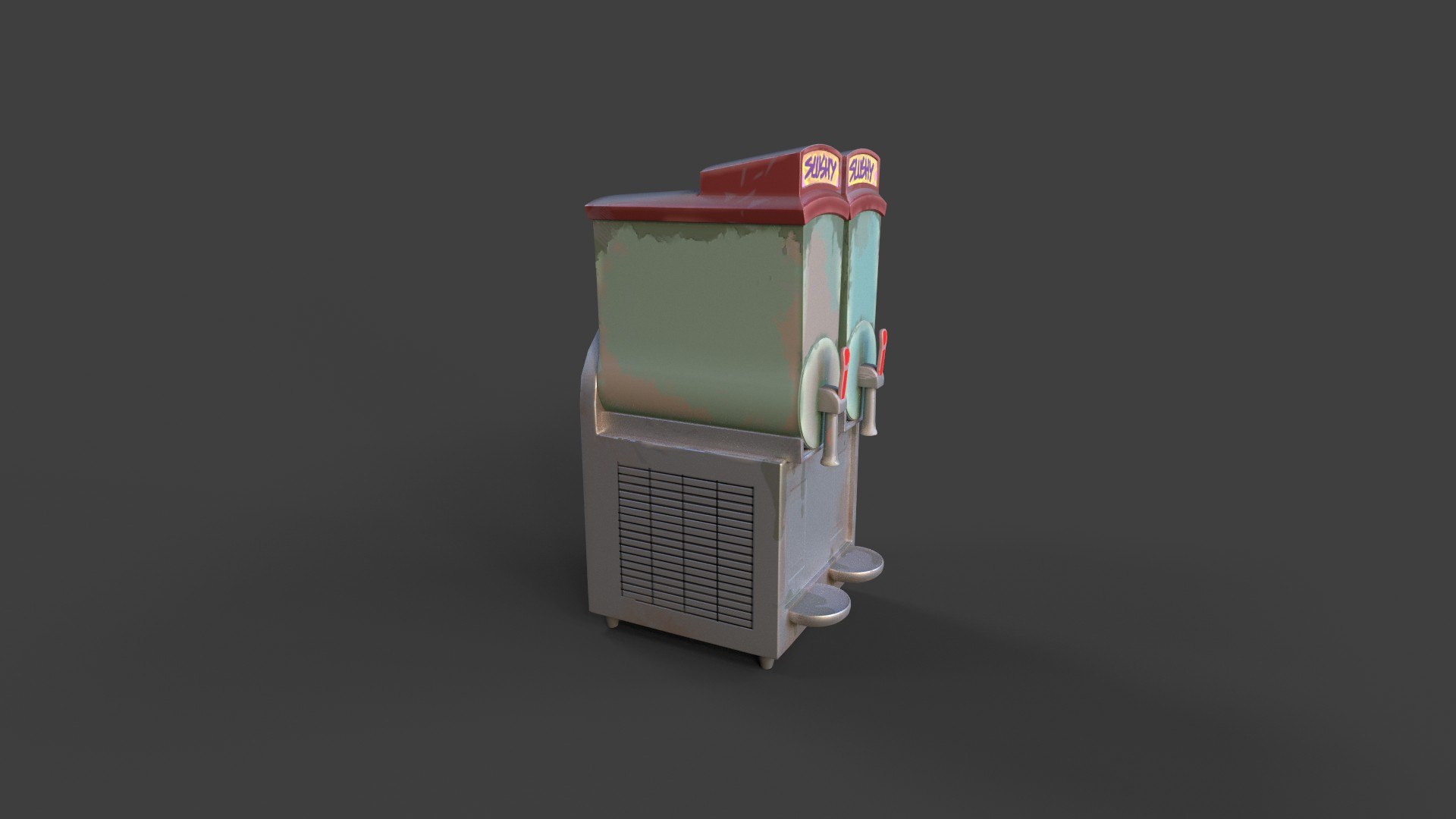 3D Model Stylized Slushy Machine - TurboSquid 2380239