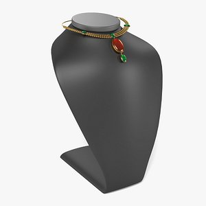 3d necklace dummy model
