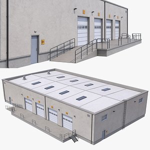 Warehouse Building 23 PBR(1) 3D model