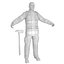 3D Firefighter US ULTIMATE Rigged 3d model